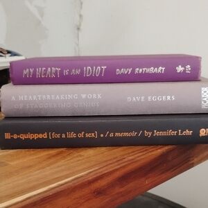 Dave Eggers, Davy Rothbart + Jennifer Lehr Memoirs | 3 Hardcover Bundle
